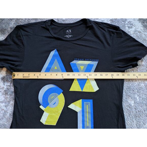 Armani Exchange Men's Graphic Print T-Shirt, Black - Large - Picture 7 of 10